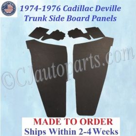 1974 1975 1976 Cadillac Deville TRUNK SIDE BOARD PANELS #CAD-SDP-365